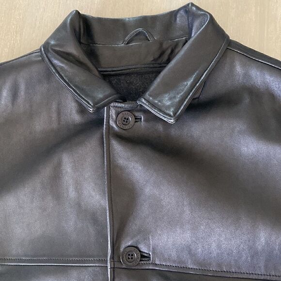 Daniel Cremieux Men’s Black Genuine Lamb Skin Leather Wool Lining Jacket… - Picture 9 of 16